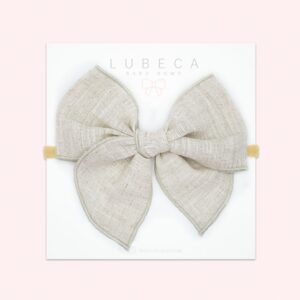 Midi Bows Contorno bordado con Hairband
