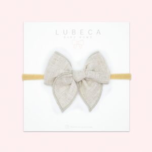 Mini bows Contorno bordado con Hairband