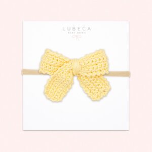 MINI BOW TEJIDO A MANO MODELO SOFIA