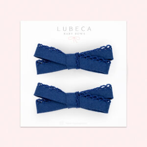 DUO BOWS LISTON ESPAÑOL AZUL MARINO