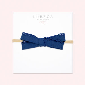 NEW BORN BOWS LISTON ESPAÑOL AZUL MARINO