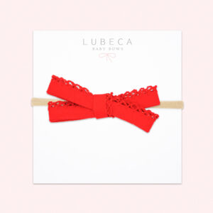 NEW BORN BOWS LISTON ESPAÑOL ROJO