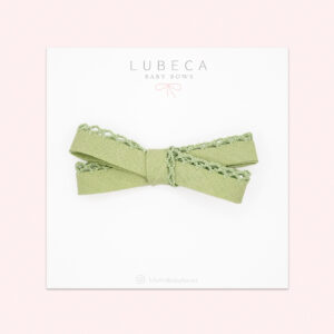 NEW BORN BOWS LISTON ESPAÑOL VERDE OLIVO