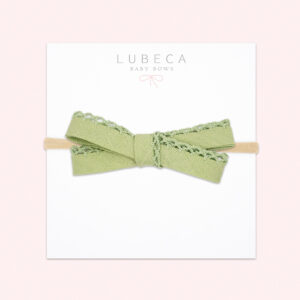 NEW BORN BOWS LISTON ESPAÑOL VERDE OLIVO