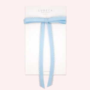 CLASSIC BOWS LISTON ESPAÑOL PUNTAS LARGAS AZUL CIELO