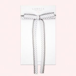 CLASSIC BOWS PUNTAS LARGAS LISTON ESPAÑOL PUNTOS GRIS