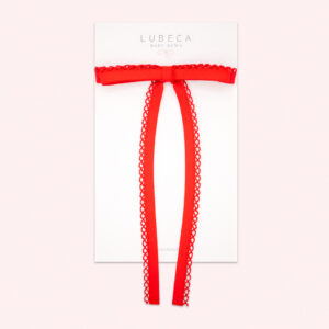 CLASSIC BOWS PUNTAS LARGAS LISTON ESPAÑOL ROJO