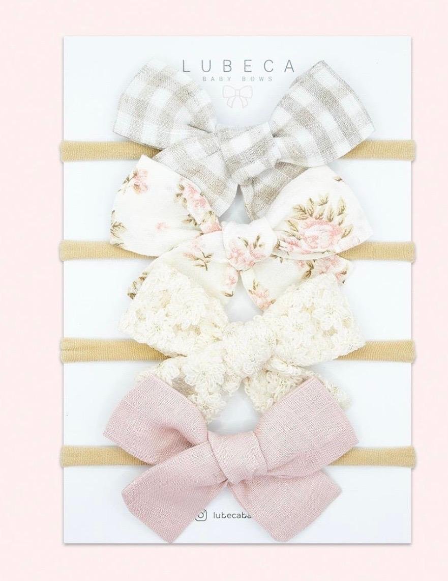 SET DE 4 MIDI BOWS COLECCION VINTAGE GARDEN